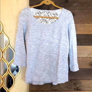 Express Lace-back lightweight sweater - Med